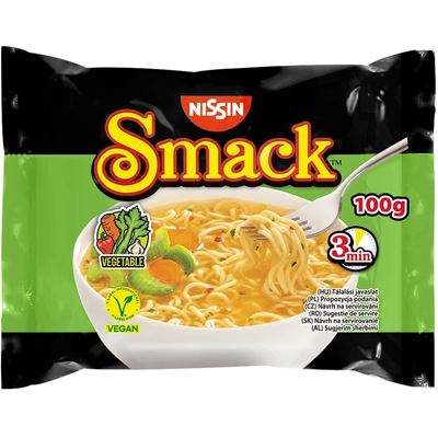 Smack Zöldségleves Instant tésztaleves 3% zöldséggel 100 g