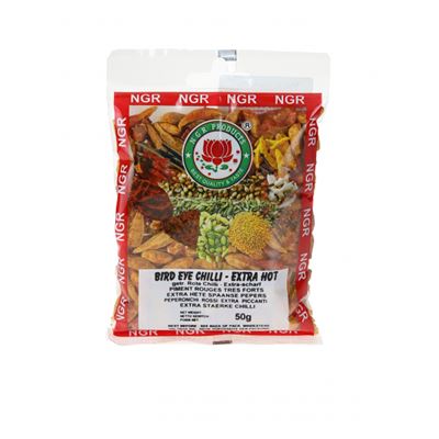 NGR Chili Paprika, Extra Csípős (Bird’s Eye Chili) 50g