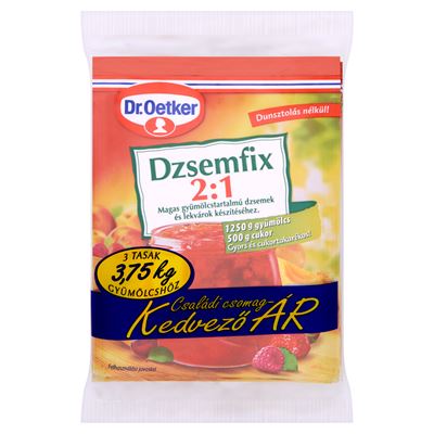 Dr. Oetker 2:1 Dzsemfix 3 x 25 g