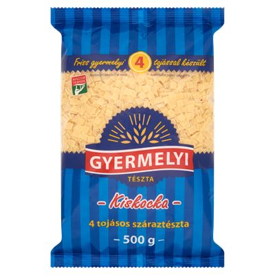 Gyermelyi Kiskocka 4 Tojásos Száraztészta 20 x 500 g