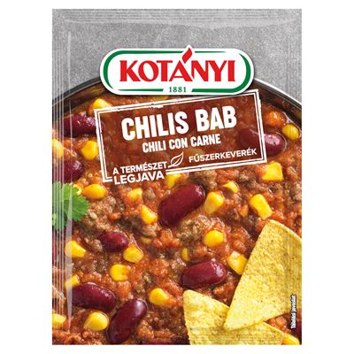 KOTÁNYI chilis bab - chili con carne fűszerkeverék 25 g