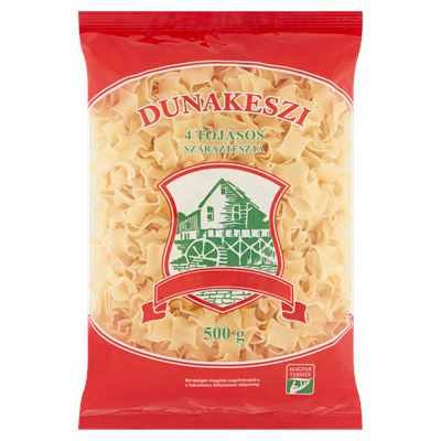 Dunakeszi fodros nagykocka 4 tojásos száraztészta 500 g