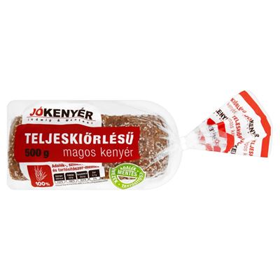 Jókenyér friss kovászos teljes kiőrlésű kenyér magvakkal 500 g