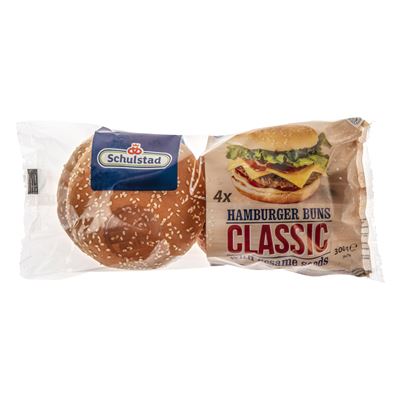 Schulstad hamburger zsemle 4 x 75 g