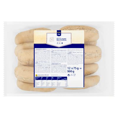 METRO Chef French Petit Pain Sokmagvas Kis zsemle 15 x 75 g