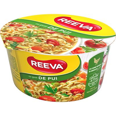 REEVA Instant Tésztaleves Csirkés Íz 75g