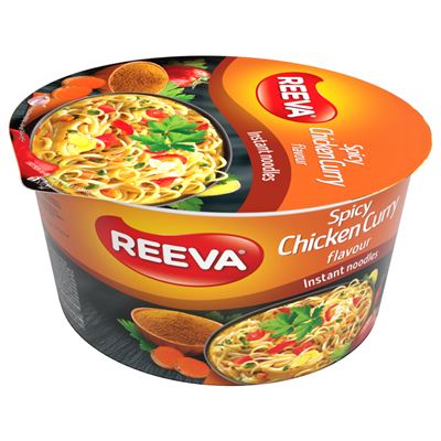 REEVA Instant Tésztaleves Csirkés-Currys Íz 75 g