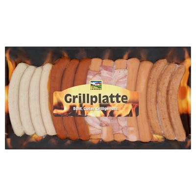 Landhof Grilltál Kolbász és Virsli Válogatás 910 g