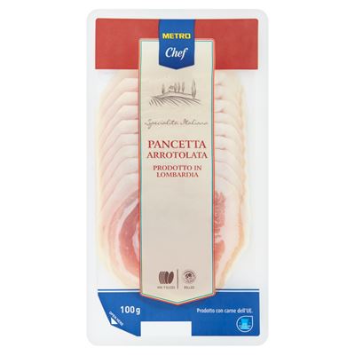 METRO Chef Pancetta Arrotolata Szeletelt Császárszalonna 100 g