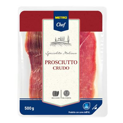 METRO Chef Prosciutto Crudo Sonka, Min. 12 Hónapig Érlelt, Szeletelt 500 g
