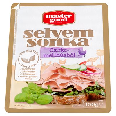 master good Sága Szeletelt Selyemsonka Csirkemellhúsból 100 g