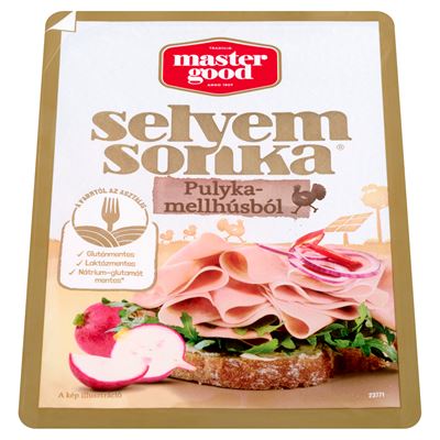 master good Sága Szeletelt Selyemsonka Pulykamellhúsból 80 g
