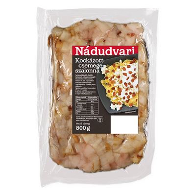 Nádudvari Kockázott Csemege Szalonna 500 g