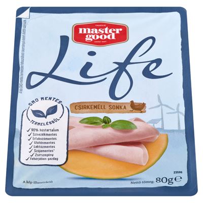 master good sága master good life szeletelt csirkemell sonka 80 g