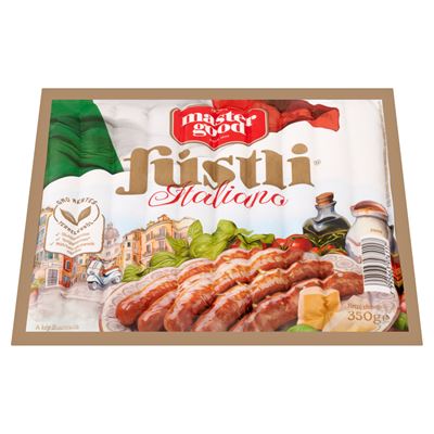 master good Füstli Italiano Parmezános Füstölt Virsli 350 g