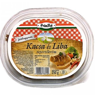 PrimFett Kacsa és Liba Tepertőkrém Fokhagymás 250 g