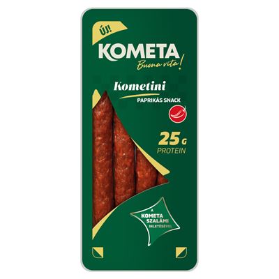 KOMETA Kometini Paprikás Snack Szalámi Védőgázas 100g