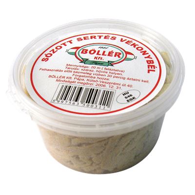 Böllér sózott sertés vékonybél 20 m 250 g