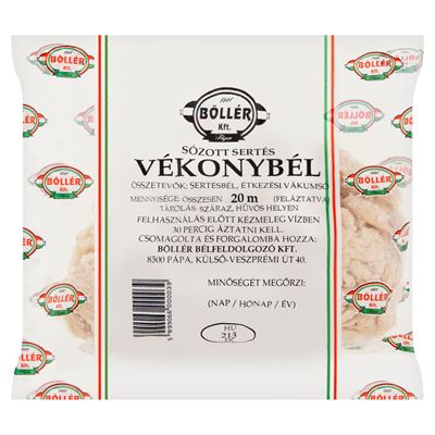 Böllér sózott sertés vékonybél 20 m 205 g