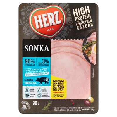 Herz szeletelt sonka 90 g
