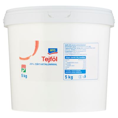 aro tejföl 20% 5 kg