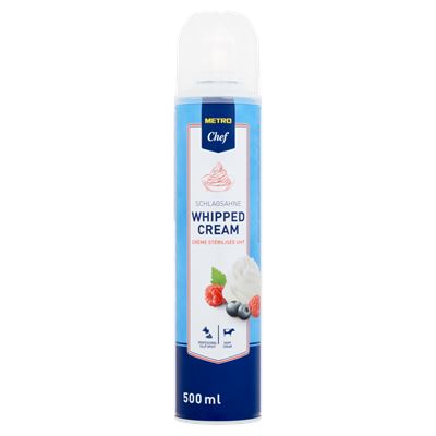 METRO Chef UHT Cukrozott Tejszín Spray 500 ml