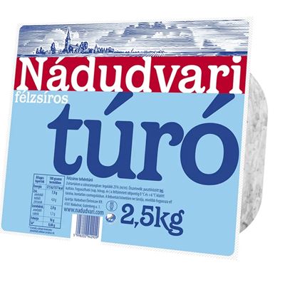 Nádudvari Félzsíros Túró 2,5 kg