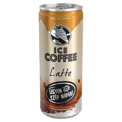 HELL Ice Coffee Latte UHT ital tejjel és kávékivonattal 250 ml