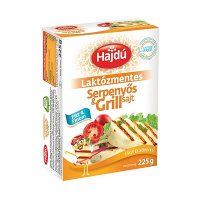 Hajdú laktózmentes serpenyős & grillsajt 225 g