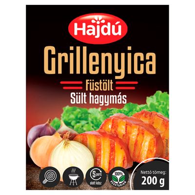 Hajdú Grillenyica füstölt sült hagymás 200 g