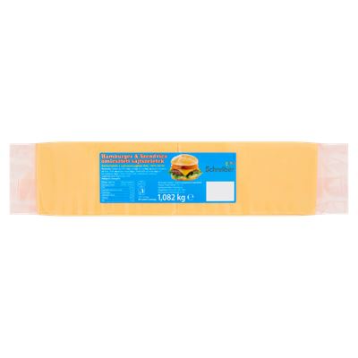 SCHREIBER Hamburger & Szendvics Ömlesztett Sajtszeletek 9 x 1,082 kg