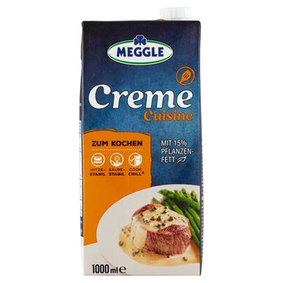MEGGLE Creme Cuisine UHT Készítmény Főzéshez Növényi Zsírral 1 l