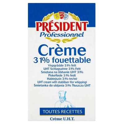 PRÉSIDENT PRESIDENT habtejszín 31% , 1l
