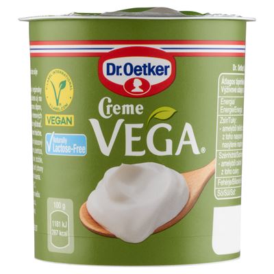 Dr. Oetker Creme Vega Vegán Laktózmentes Növényi Krém Sütéshez és Főzéshez 150 g