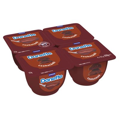 Danette Danone Danette csokoládéízű puding 4 x 125 g