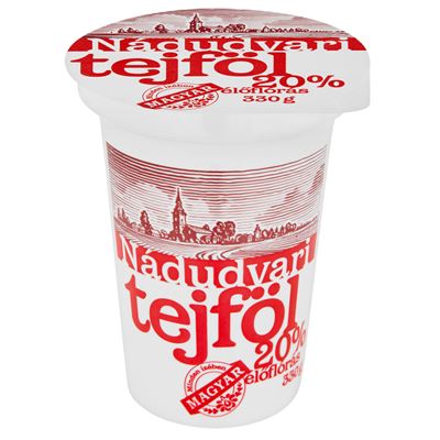 Nádudvari élőflórás tejföl 20% 330 g