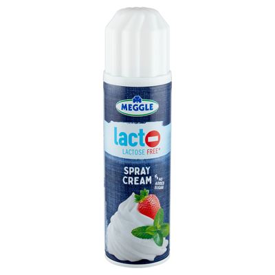MEGGLE UHT Laktózmentes Tejszínhabspray Vanília Aromával 250 g