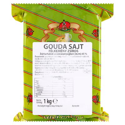 König Gouda Félkemény, Zsíros Sajt 1 kg
