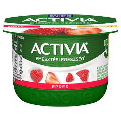 DANONE Activia élőflórás epres joghurt 4 x120 g