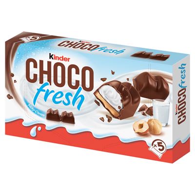 kinder Chocofresh tejes és mogyorós krémmel töltött tejcsokoládé (5 x 21 g) 105 g