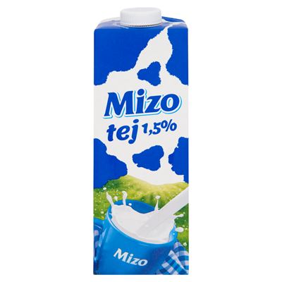 Mizo UHT Zsírszegény Tej 1,5 % 12 x 1 l