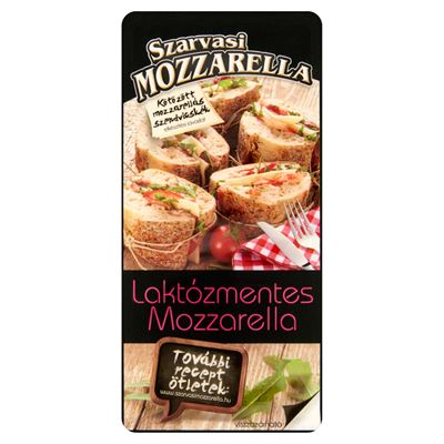 Szarvasi szeletelt laktózmentes pizza mozzarella sajt 100 g