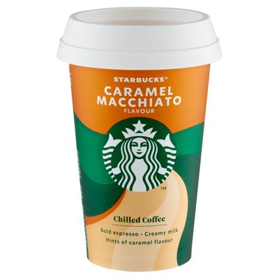 STARBUCKS Caramel Macchiato UHT Kávés Tejital 220 ml
