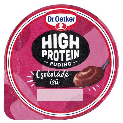 Dr. Oetker magas fehérjetartalmú csokoládéízű puding édesítőszerekkel 200 g