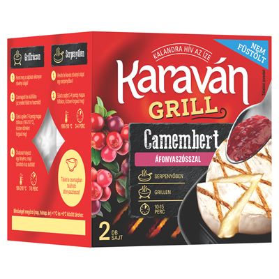 KARAVÁN Grill Camembert Áfonyaszósszal 2 x 100 g + 30 g szósz
