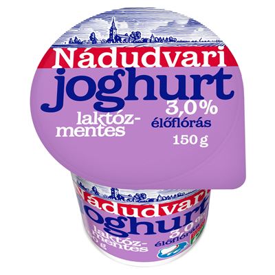 Nádudvari laktómentes joghurt 3% 150 g