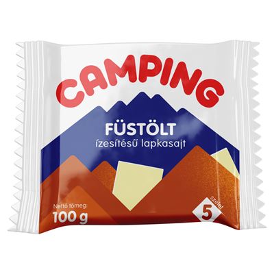 Camping Lapka Szeletelt Füstölt Ízesítésű Szeletelt Sajt 100 g