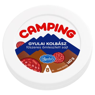 Camping Kördobozos Sajt Gyulai Kolbász Ízesítésű 140 g