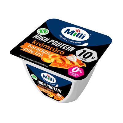 Milli Protein Barackos Pite Ízű Krémtúró 150g