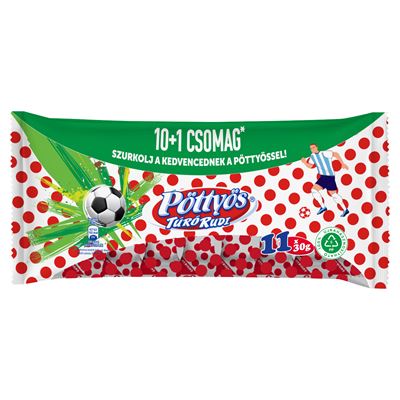 Pöttyös Túró Rudi Natúr Étbevonattal 11×30g